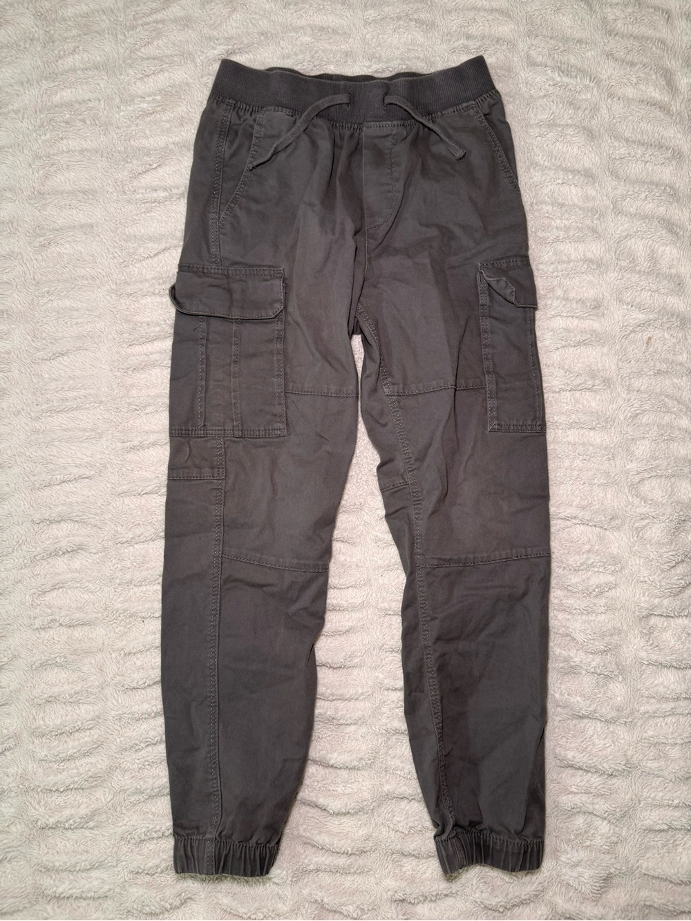 H&M Kids Gray Cargo Jogger Pants Size 10